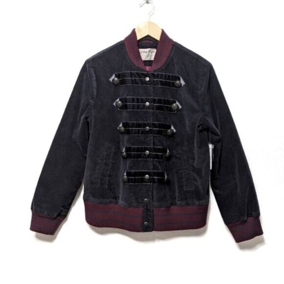 NWT FREE PEOPLE Atlas Corduroy Bomber Jacket S - Picture 3 of 12